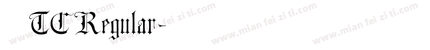 華文黑體TC Regular字体转换